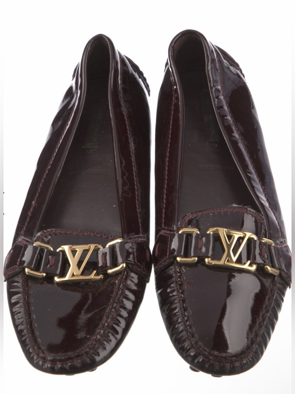 Louis Vuitton Patent Leather Loafers